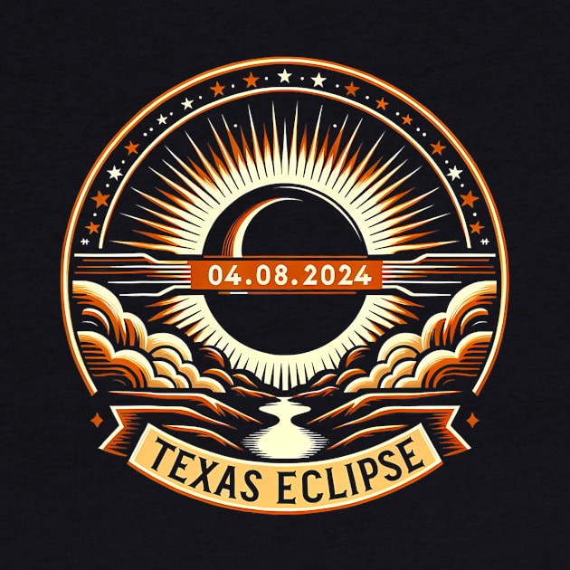 Texas Eclipse April 8 2024 04.08.2024 Texas Solar Eclipse by Diana-Arts-C